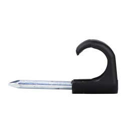 Schneider TC 18-22 Nail Cable Clip Black 50pcs