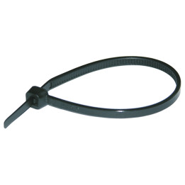 Haupa UV Cable Ties 250x4.8mm Black 100pcs