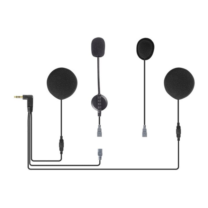 EJEAS HIFI-M2 Motorcycle Helmet Headset with 3.5 mm Plug for Q7 Intercom