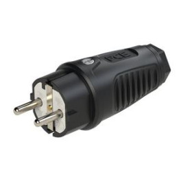 Kištukas Opal 16A Ip44 1,5mm² Juodas