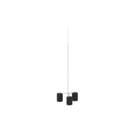 ZIBENS UZTVERŠANAS MASTS 6,0m UZ 15 PAMATNĒM