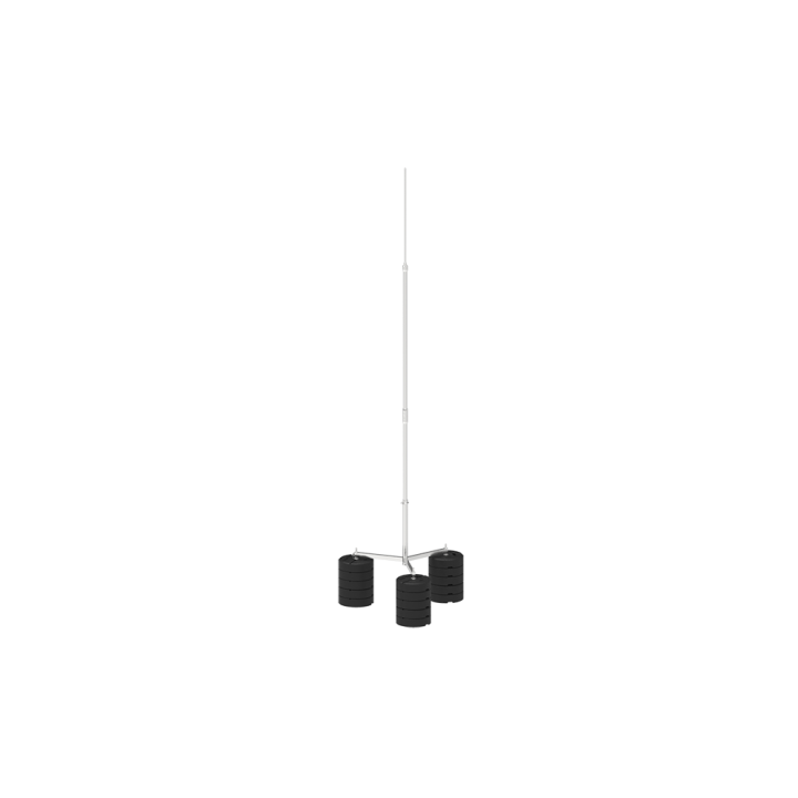 ZIBENS UZTVERŠANAS MASTS 6,0m UZ 15 PAMATNĒM