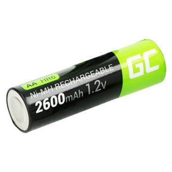 AKUMULIATORIUS AKU-AA-2600 / GC*P4 1,2 V Ni-MH HR6, AA zalias elementas