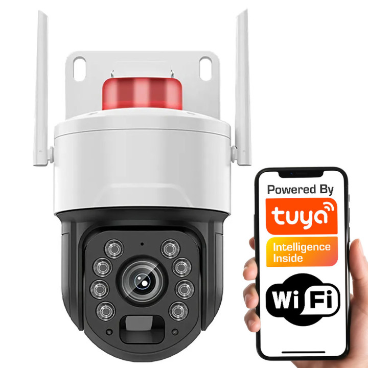 Outdoor Camera 5MP 30x Optical Zoom WiFi PoE ONVIF TUYA