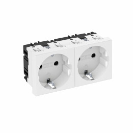 OBO Bettermann ACS130 2-Gang Trunking Socket