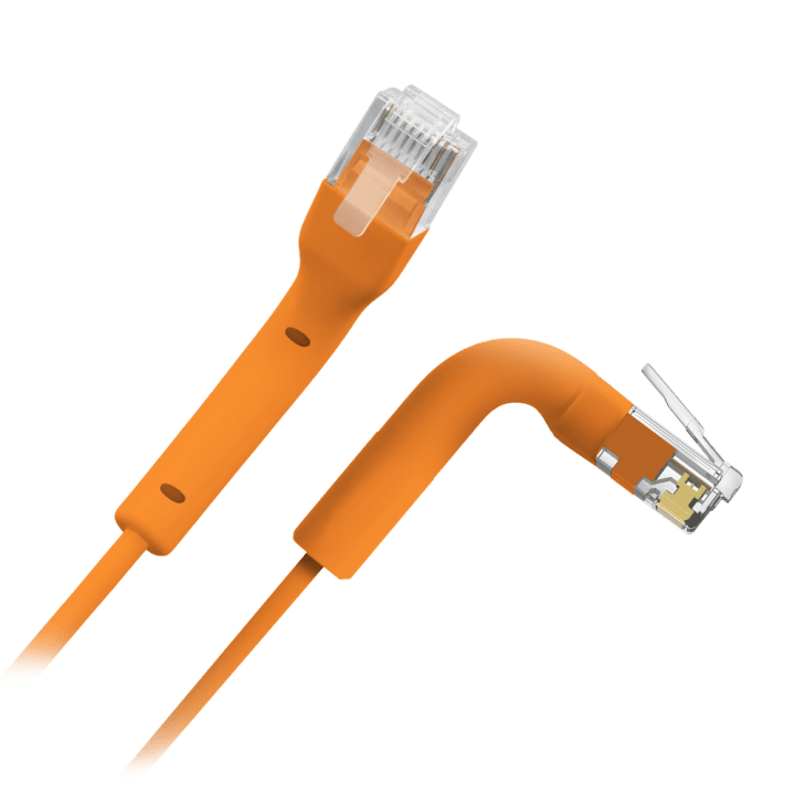 SAFIRE UTP6A-FLEX-05O Cat6A UTP savienojuma kabelis 0,5m zils - ātrgaitas Ethernet tīkla kabelis