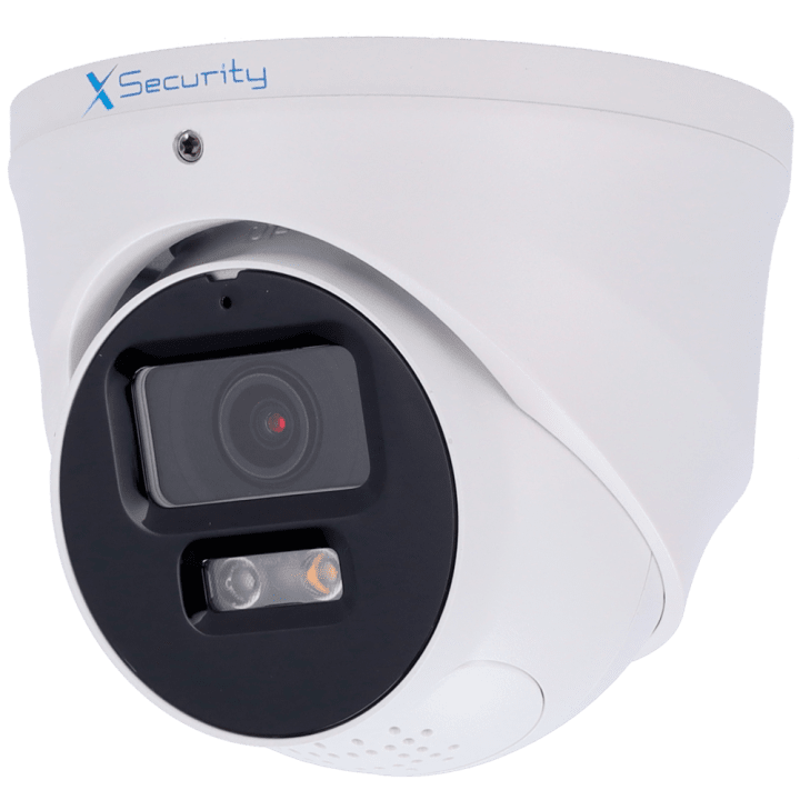 X-SECURITY XS-IPT981A-4P-SL-WIZ 4MP torņa IP kamera, Wi-Fi un PoE, IP67, 30m IR, 2.8mm objektīvs