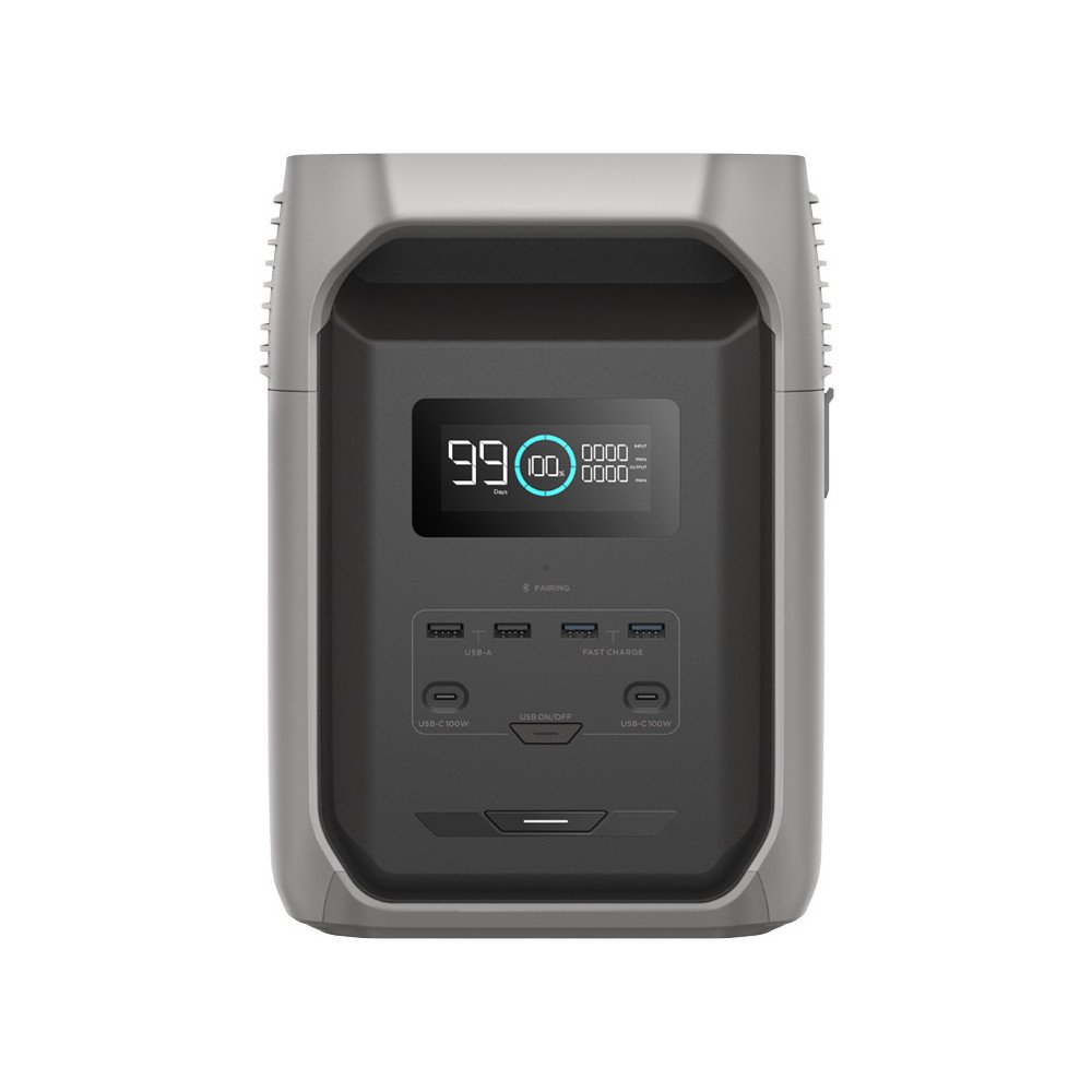 Set: EcoFlow Delta 3 1500 power station + 400W photovoltaic panel.