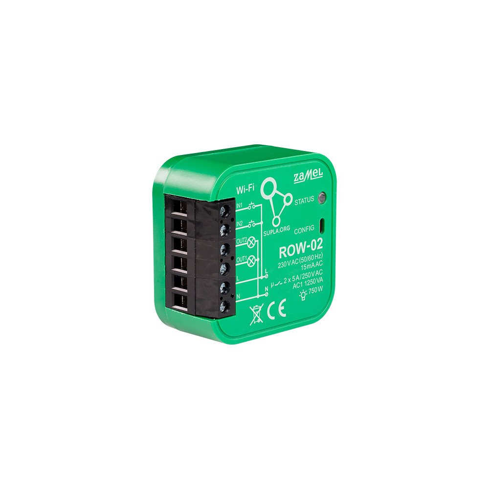 SMART SWITCH ROW-02 Wi-Fi SUPLA 230 ZAMEL