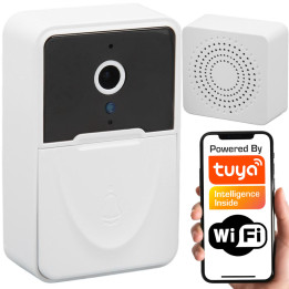 Nutikas mini-uksekell kaameraga Laetav RF WiFi TUYA