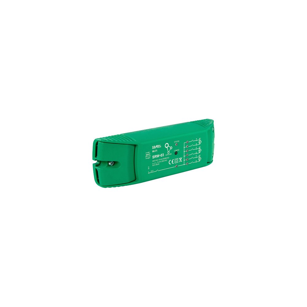 SMART CONTROLLER FOR ROLLER SHUTTERS SRW-03 Wi-Fi, 230 V AC ZAMEL