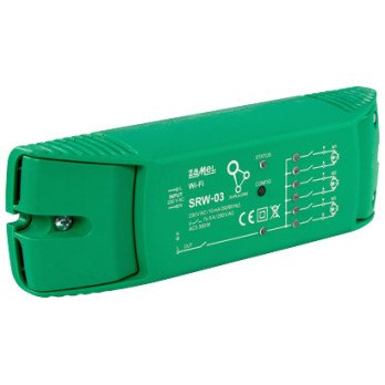 SMART CONTROLLER FOR ROLLER SHUTTERS SRW-03 Wi-Fi, 230 V AC ZAMEL
