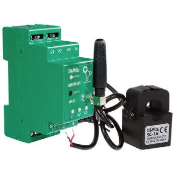 ELEKTROENERGIJAS MONITORS MEW-01/1F SUPLA VIENFAZES ZAMEL