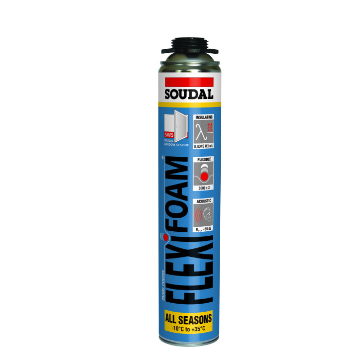 MONTĀŽAS PUTAS FLEXIFOAM PROF 750ml BLUE ALL SEASONS