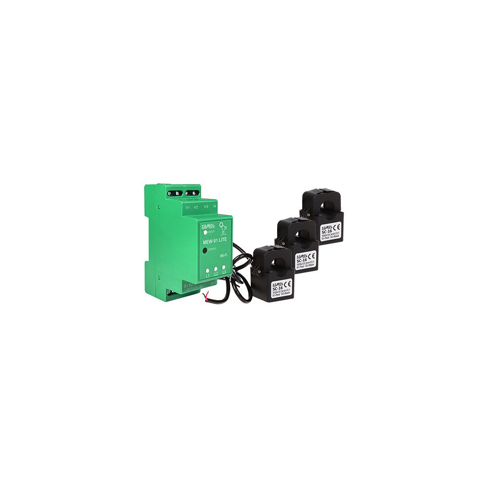 ELECTRIC ENERGY MONITOR MEW-01/LITE SUPLA THREE-PHASE ZAMEL