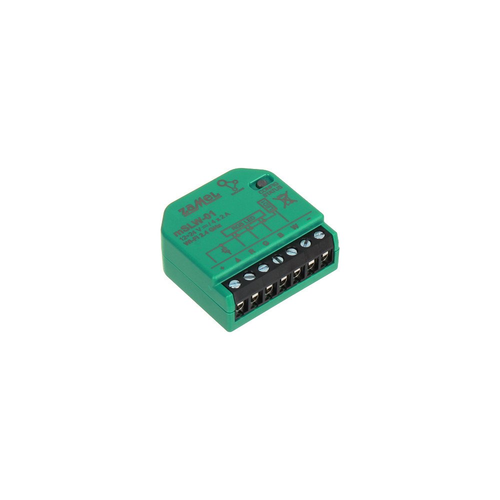SMART LED VALGUSTUSJUHTIMINE MSLW-01 Wi-Fi, 12 ... 24 V DC ZAMEL