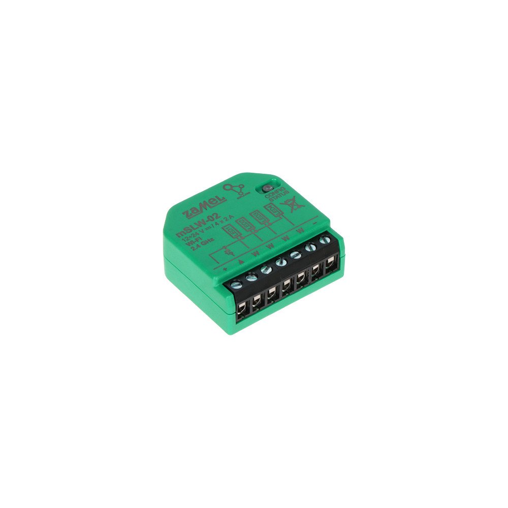 SMART LED APGAISMOJUMA VADITAJS MSLW-02 Wi-Fi, 12 ... 24 V DC ZAMEL