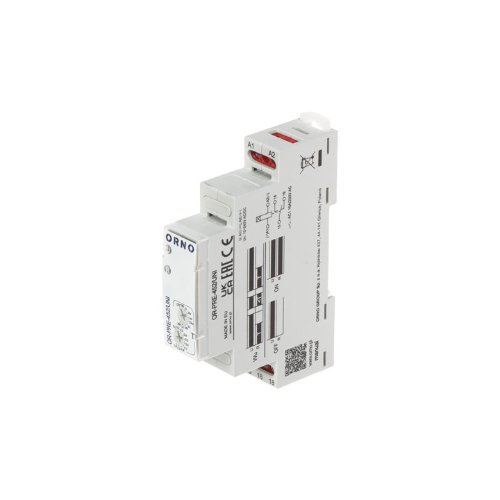 ORNO OR-PRE-452/UNI реле времени 230V AC