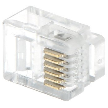 TELEPHONE PLUG RJ12*P100