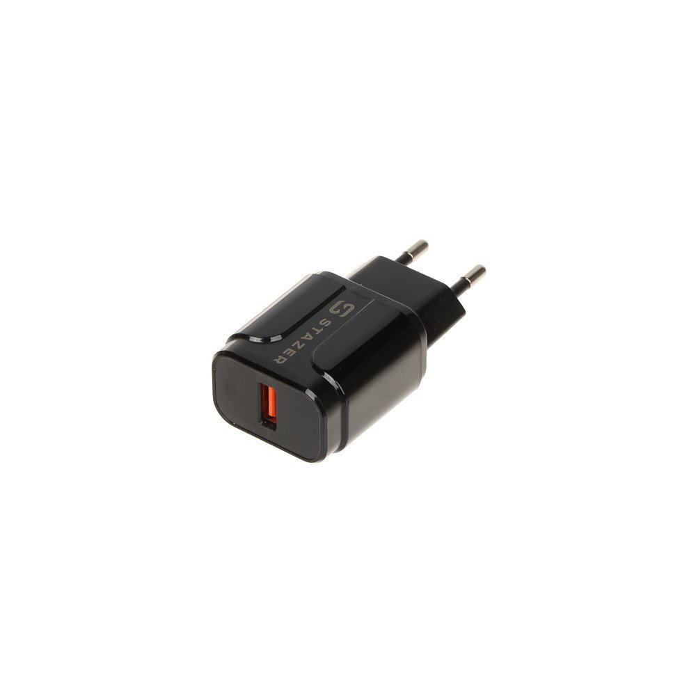 USB MAINS CHARGER 5V/3A/USB-QUICK3.0/B STAZER