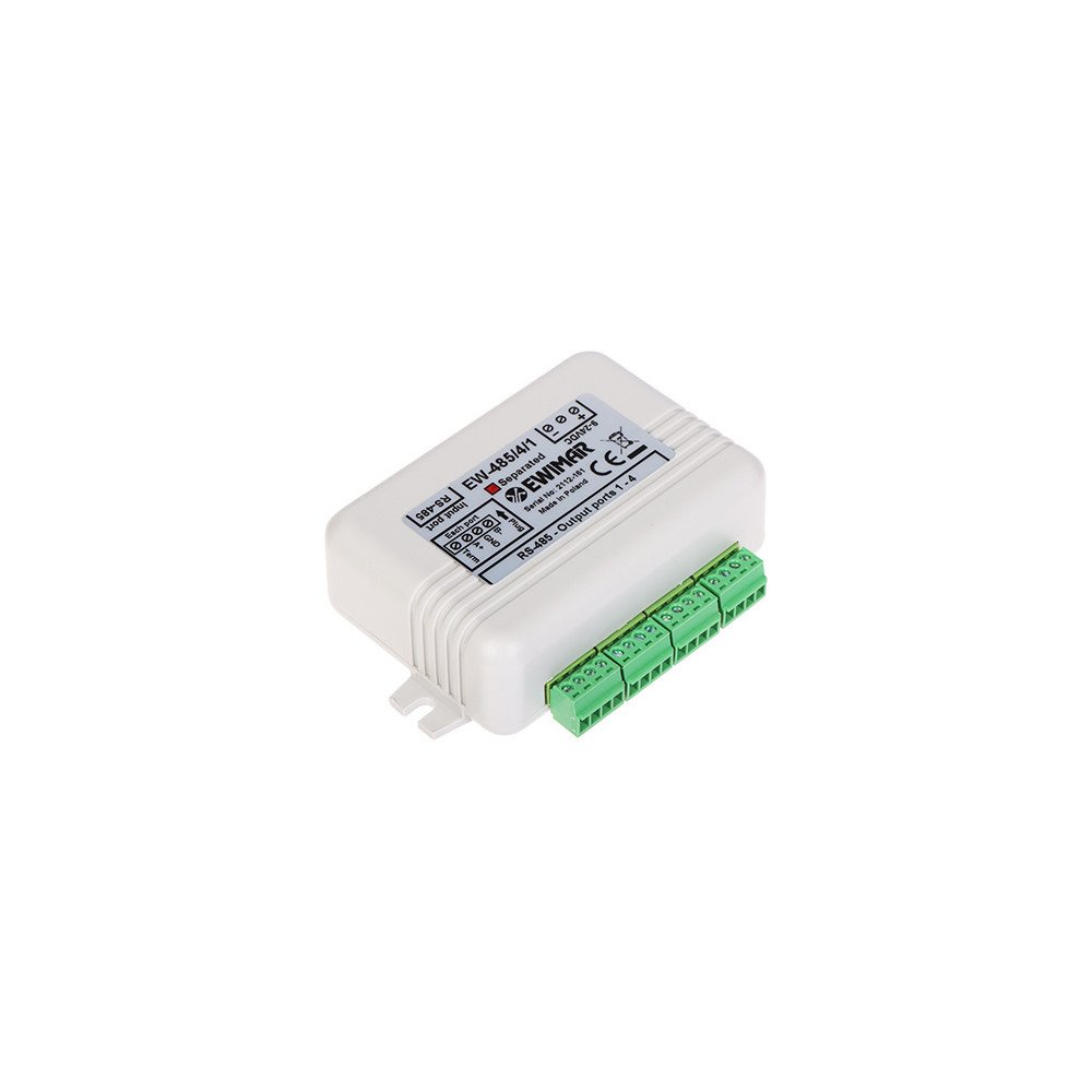 RS-485 BUSI JAOTAJA EW-485/4/1/SO OPTILISE ERALDUSEGA