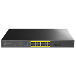 Cudy GS1020PS2 16 portu Gigabit PoE+ slēdzis ar 2 SFP portiem 200W Nenadzīts