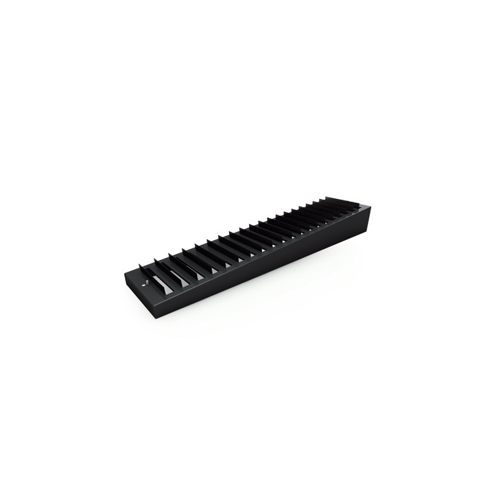 VĀRSTS VENTILĀCIJAS RESTĒM 125x525mm MELNS ST005