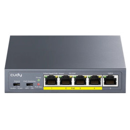 CUDY GS105P 5 portu PoE slēdzis