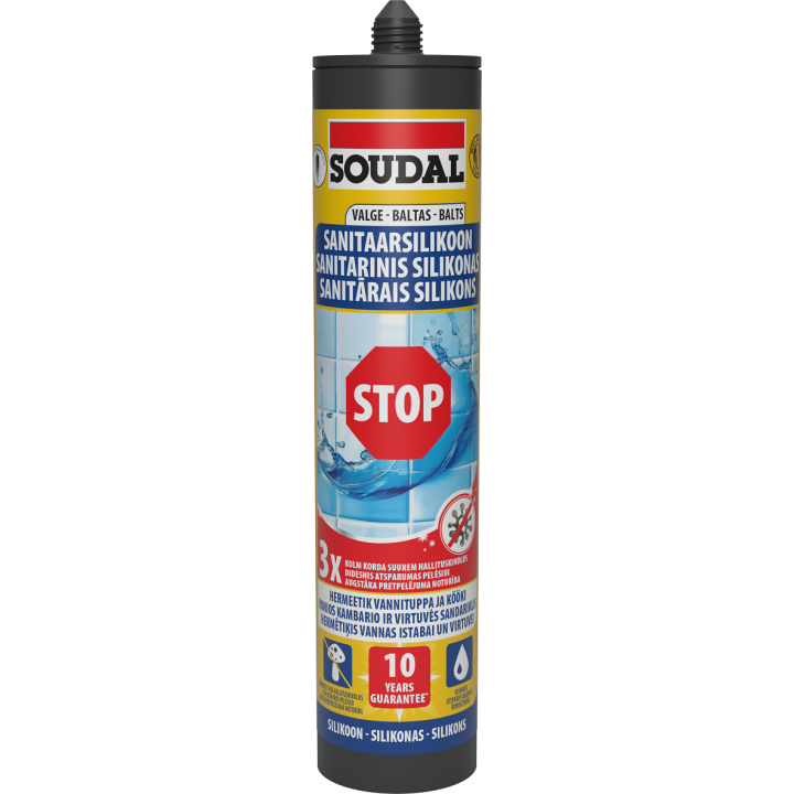 SANITĀRAIS SILIKONS 280ml BALTS