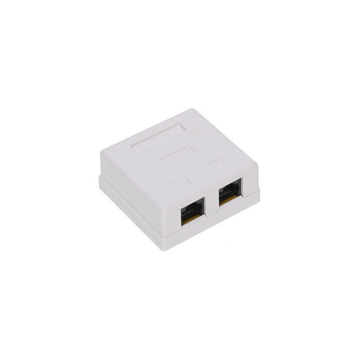 RJ45-2G1/6 Dual RJ45 Keystone Jack