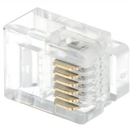 RJ12*P50 Telephone Connector RJ12 50-Pack