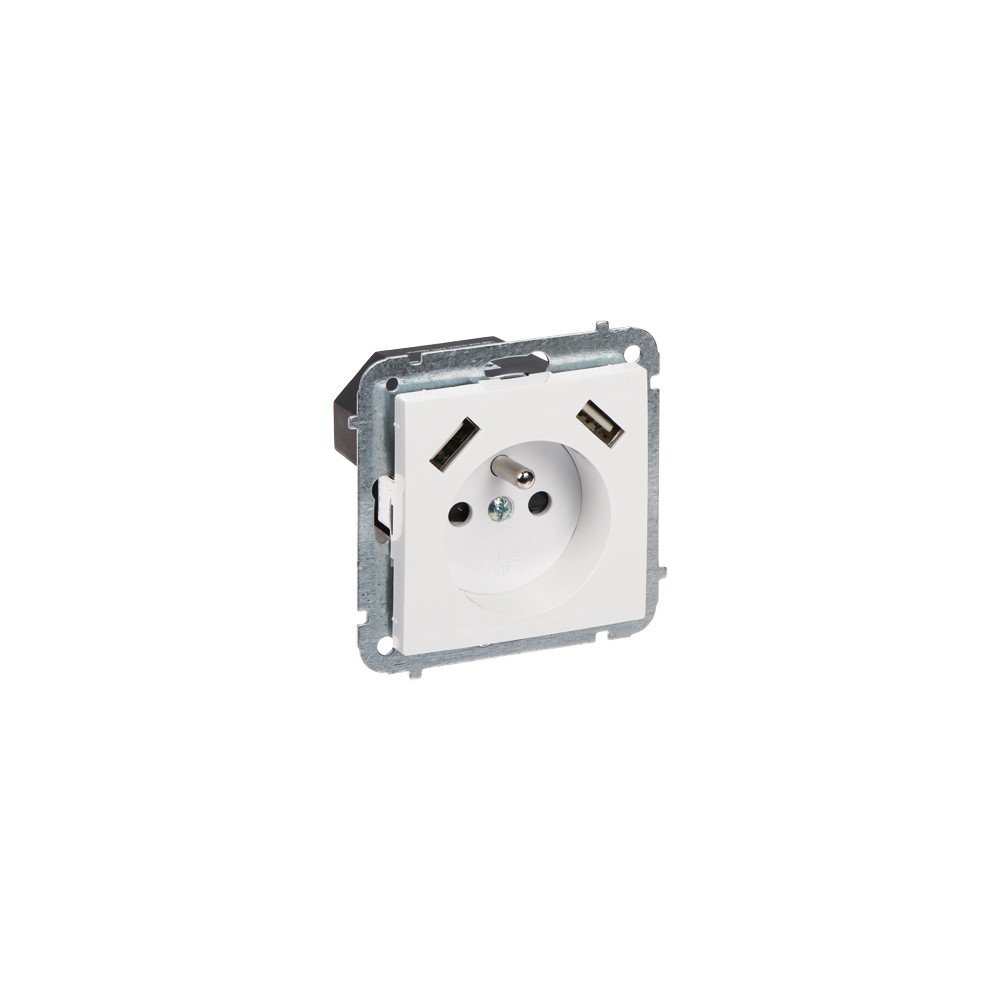 UHE PISAGA PISKKONNAGA USB-TOITEADAPTRIGA SANTRA/4188-10/EPN 230 V 16 A Elektro-Plast