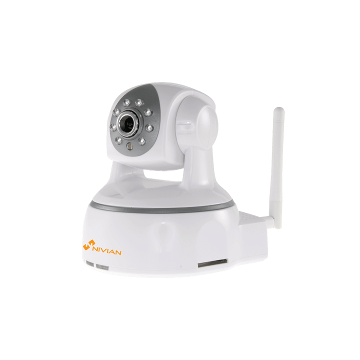 NIVIAN RETAIL ONV515 720p PTZ IP -kamera Wi-Fi-yhteydellä, PoE, ONVIF, pimeänäkö, sisäkäyttöön