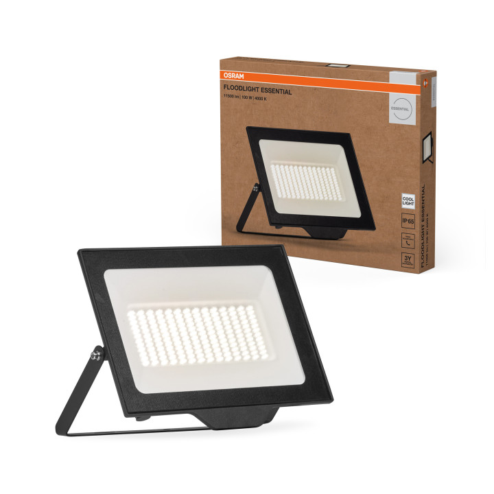 LED PROŽEKTORS ESSENTIAL 100W 4000K IP65 IK06