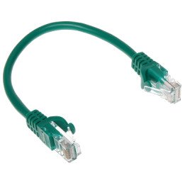 RJ45/0.2-GREEN Ethernet Patch Cable 0.2m Green
