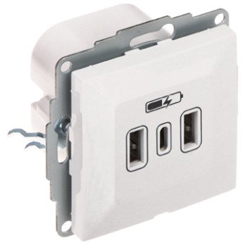 CHARGING SOCKET SANTRA/4108-10/EPN USB 5 V DC / 3.4 A Elektro-Plast