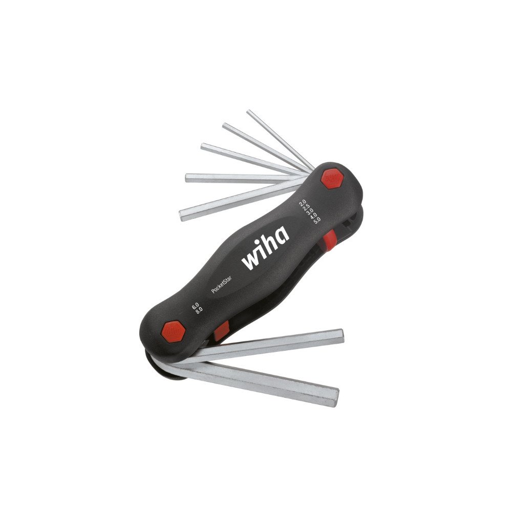 Sesiakampis raktu rinkinys WH-POCKETSTAR/23041 WIHA
