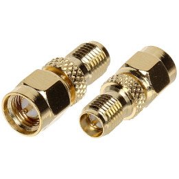 SMA-W/SMA-G-RP RF Adapter SMA Male to SMA Female Reverse Polarity