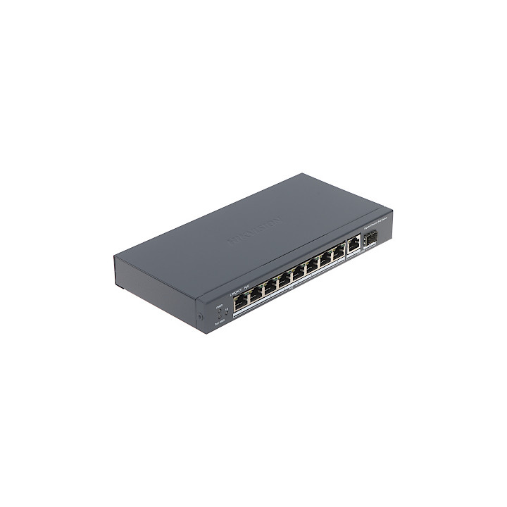 Hikvision DS-3E0510P-E 8 portu Gigabit neuzraudzīts PoE slēdzis 125W