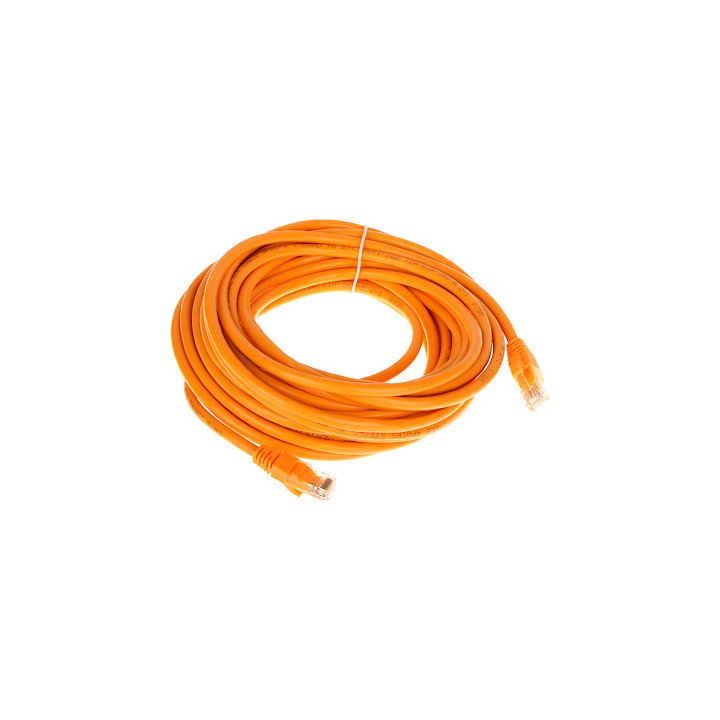 RJ45/6/10.0-ORANGE 10m Cat6 Ethernet Patch Cable - Orange