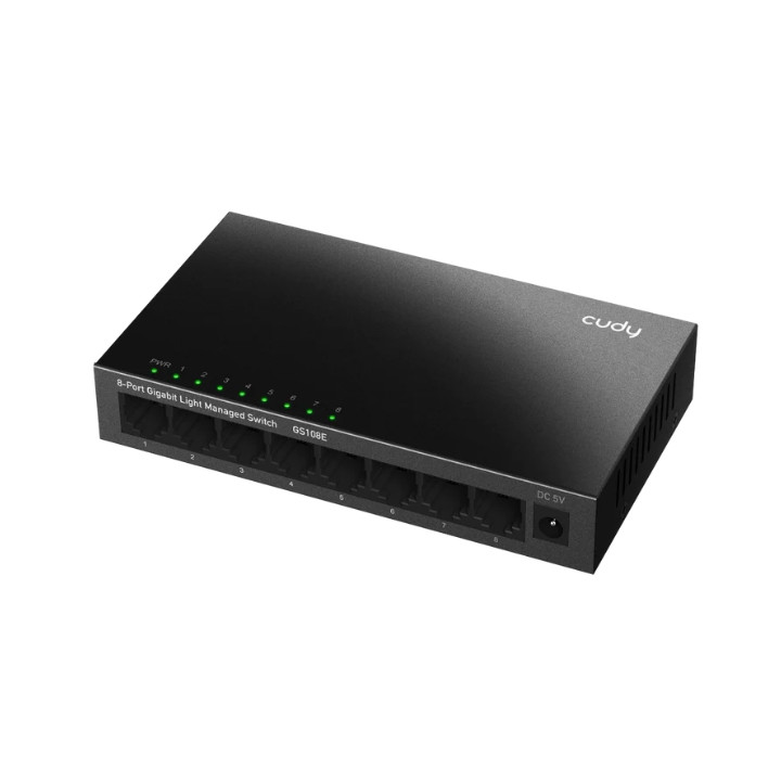 CUDY GS108E 8 portu Gigabit slēdzis