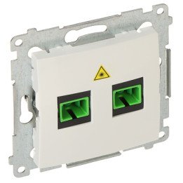 KONTAKT Simon DGS2.01/11-SIMON54 Duplex SC-APC Fiber Optic Adapter