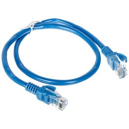 RJ45/0.5-BLUE Ethernet Patch Cable 0.5m Blue