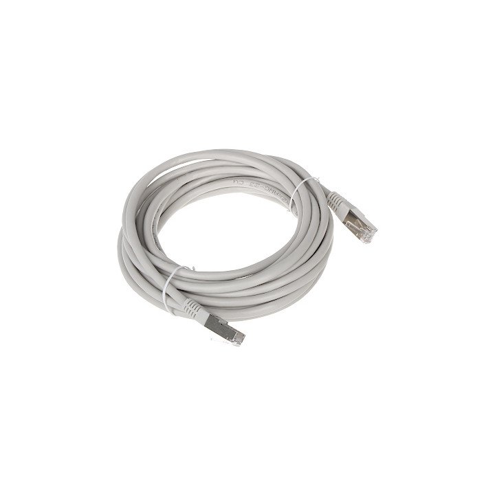 Patch Cord RJ45 FTP Cat6 5m Gray