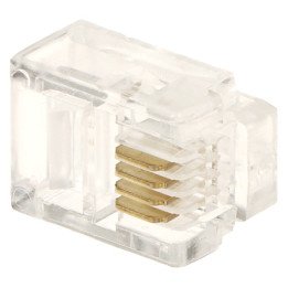 RJ11 Telephone Connector Plug - Pack of 100 (RJ11*P100)