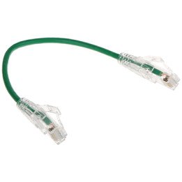 Patchcord RJ45 Cat6 0.2m Green Thin RJ45/6/0.2-G-THIN