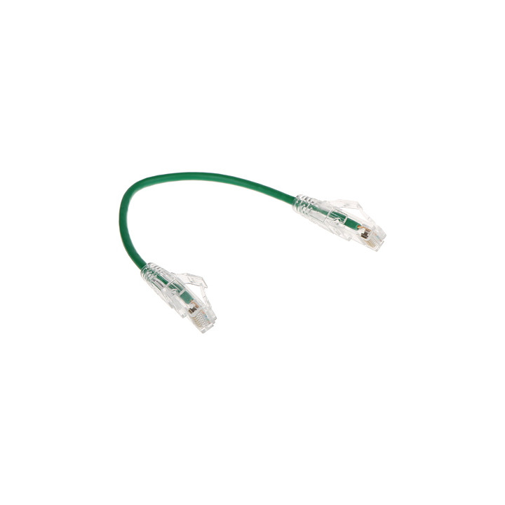 RJ45 Cat6 Patch Cable 0.2m Green RJ45/6/0.2-G-THIN