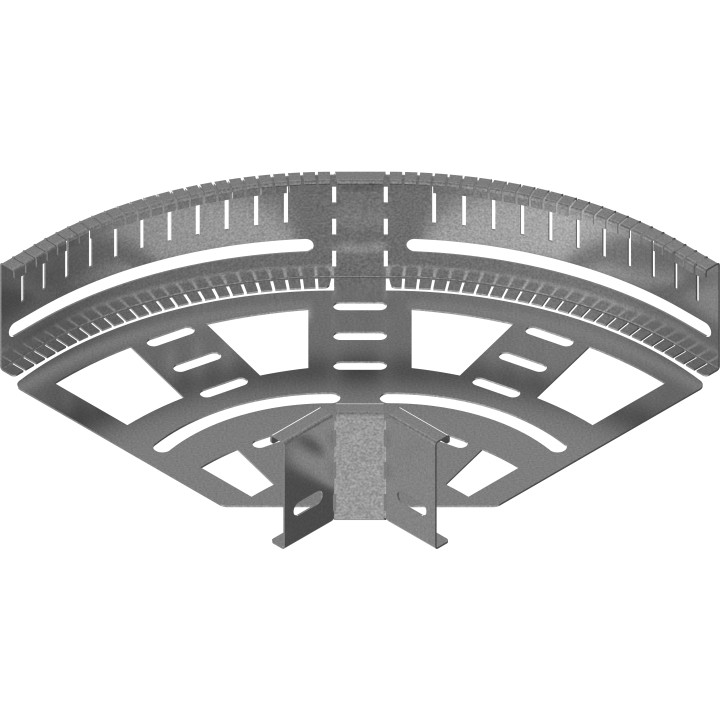BAKS Adjustable Cable Tray Elbow 400x60mm
