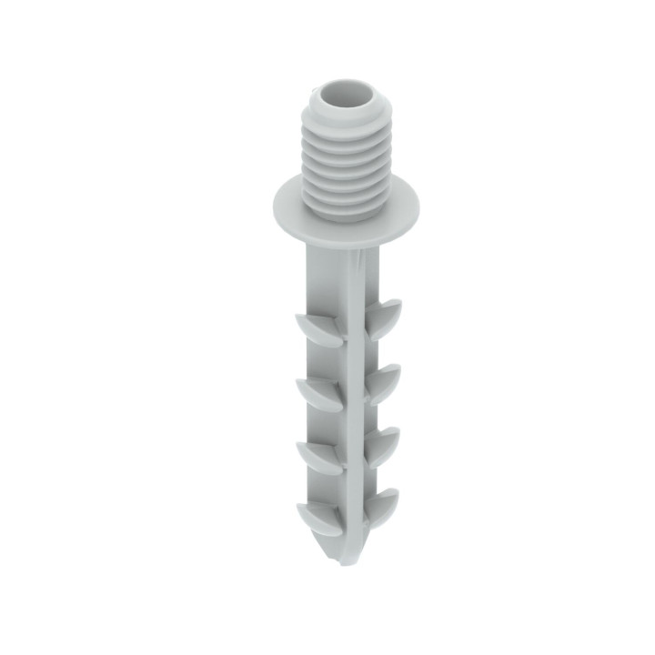 IESPIEŽAMS PLASTMASAS DĪBELIS 6x30mm M6 100gab.