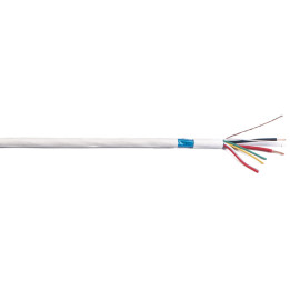 LSZH signāla kabelis 6x0,22mm² zaļš, 100m, ugunsdrošības klase Cca